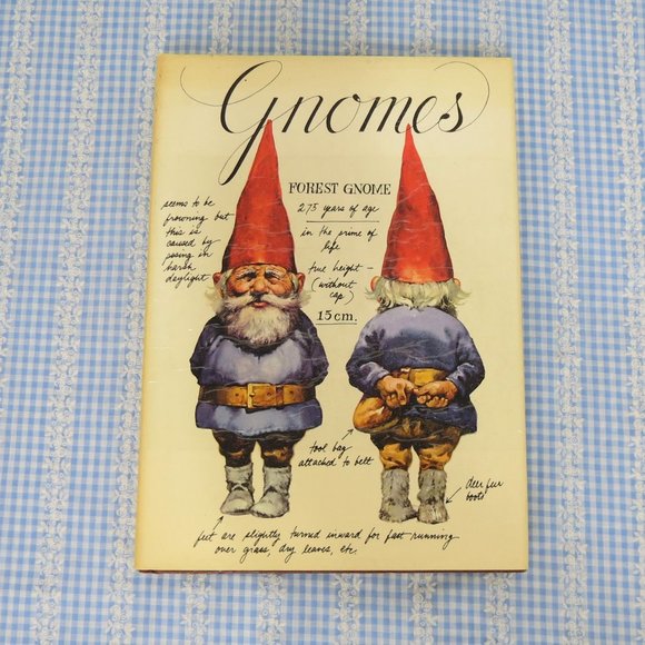 Abrams Books Other - Signed Vintage Gnomes Hardcover Book 1977!